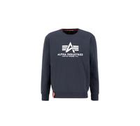 Alpha Industries Herren Sweater Basic Logo navy L