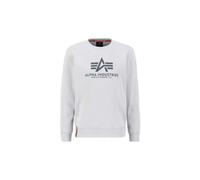 Alpha Industries Sweatshirt mit Label-Print in Hellgrau, Größe XXXL
