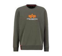 Alpha Industries Herren Sweater Basic Rubber dark olive M