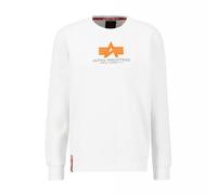 Alpha Industries Herren Sweater Basic Rubber white M