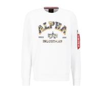 Alpha Industries Herren Sweater College Camo white XXL