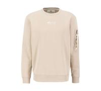 Alpha Industries Herren Sweater Organics EMB organic beige 3XL