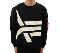 Alpha Industries Herren Sweater Side Logo black S