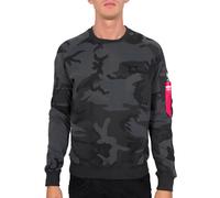 Alpha Industries X-Fit Sweat Camo Sweatshirt für Herren Black Camo