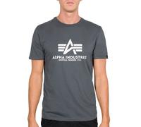 Alpha Industries Herren Basic T-Shirt,Grau (Greyblack 136), XXX-Large