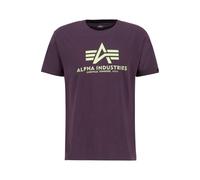 Alpha Industries Basic Big Logo T-Shirt Größe XL Pflaume