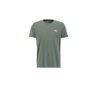 Alpha Industries Herren T-Shirt Basic Small Logo vintage green L