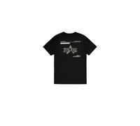 Alpha Industries Herren T-Shirt Camo Label Backprint black XXL