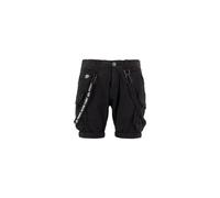 Shorts ALPHA INDUSTRIES "Alpha Industries Men - Utility Short" Gr. 34, Normalgrößen, schwarz (black) Herren Hosen Shorts (41852935-34)