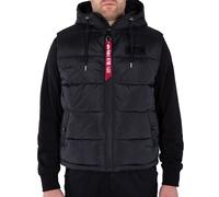 Alpha Industries Hooded Puffer Vest Herren Weste schwarz 2