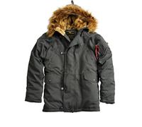 Alpha Industries Herren Winterjacke Explorer (verschiedene Farben) rep.grey S
