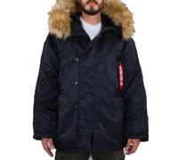 Alpha Industries Herren Winterjacke N3B rep.blue S