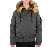 Alpha Industries Herren Winterjacke PPS N2B greyblack S
