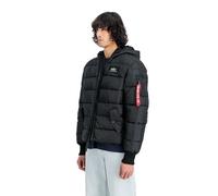 Alpha Industries Winterjacke Hooded Puffer Alpha FD schwarz Herren, Größe L