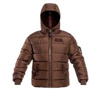 Alpha Industries - Hooded Puffer FD - Kapuzen-Pufferjacke FD - Powder Brown XXL