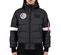 Alpha Industries Hooded Puffer FD NASA Winterjacke für Herren Black