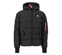 Alpha Industries Winterjacke Hooded Puffer Alpha FD schwarz Herren, Größe L