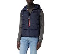 Alpha Industries Hooded Puffer Vest FD Weste für Herren Rep.Blue