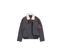 Bomberjacke ALPHA INDUSTRIES "Alpha Industries Men - Cold Weather Jackets DA-3 Bomber" Gr. 2XL, grau (vintage grey) Herren Jacken (21965323-XXL) vintage grey