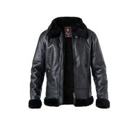 ALPHA INDUSTRIES Jacke Herren Umlegekragen Mikrofaser schwarz, M