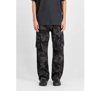 Alpha Industries Jet Camo Pant Größe 36 Schwarz Camouflage