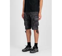 Alpha Industries Jet Camo Shorts Größe 31 Schwarz Camouflage