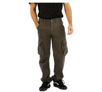 Cargohose ALPHA INDUSTRIES "Jet Pant", Herren, Gr. 30, Normalgrößen, grau (grauschwarz), Obermaterial: 100% Baumwolle; Futter: 100% Baumwolle, Hosen (25230337-30) grauschwarz