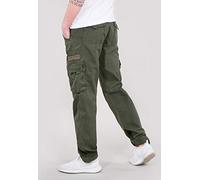 Alpha Industries Jet Pant Cargo Hose dark oliv, Größe 38, Herren, Baumwolle