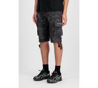 Alpha Industries - Jet Short Black Camo - Shorts - Tarnfarben - W33 - 100% Baumwolle Tarnfarben W33