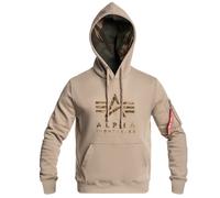 Alpha Industries - Känguru-Sweatshirt Camo TPU Hoody - Vintage Sand M