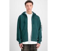 Alpha Industries Kapuzensweatjacke Herren grün, L