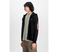 Alpha Industries Kapuzensweatjacke Herren schwarz, L