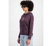 Alpha Industries - New Basic Hoody Hoodie für Frauen - Größe M - Pflaume