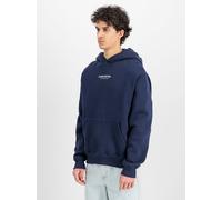 Alpha Industries Studio Edition Backprint Hoodie Größe M Dunkelblau