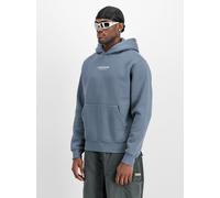 Alpha Industries Studio Edition Backprint Hoodie Größe S Blau