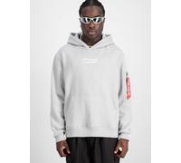 Alpha Industries Kapuzensweatshirt Herren hellgrau, XL