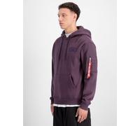 Alpha Industries Kapuzensweatshirt Herren lila, S