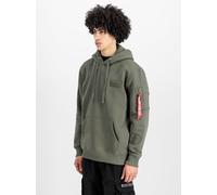 Alpha Industries Kapuzensweatshirt Herren oliv, M