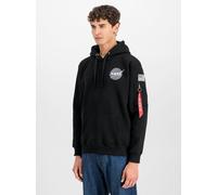 Alpha Industries Kapuzensweatshirt Herren schwarz, M