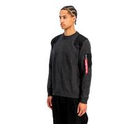 Alpha Industries - Knitted Utility Sweater - Black L