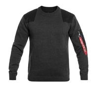 Alpha Industries - Knitted Utility Sweater - Black M