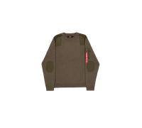 Alpha Industries Knitted Utility Sweater Größe M Olivgrün
