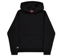 Alpha Industries - Label Backprint Hoodie Sweatshirt - Black L