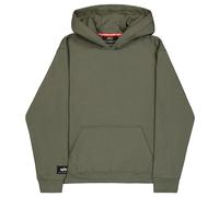 Alpha Industries - Label Backprint Hoodie Sweatshirt - Dark Olive S