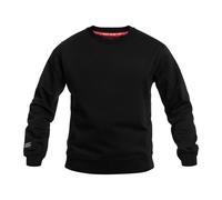 Alpha Industries Herren Label Sweatshirt Back Print, Black, L