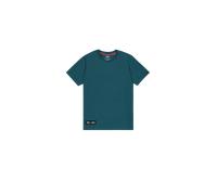 Alpha Industries Label Backprint T-Shirt Größe 2XL Dunkles Petrol