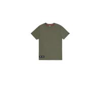 Alpha Industries Label Backprint T-Shirt Größe L Grün