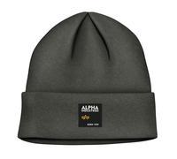 Alpha Industries Label Beanie army green
