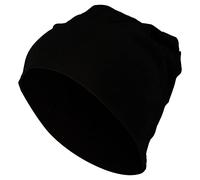 Alpha Industries Label Jersey Beanie Minimalistisches Unisex Beanie Black