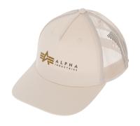 Alpha Industries Alpha Label Trucker Cap Frauen in Gr. ADJUSTABLE_2 in Weiß